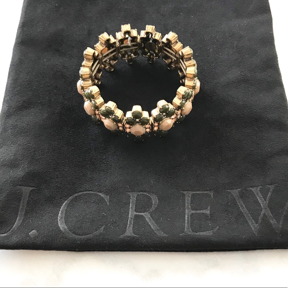 J. Crew Rhinestone Stretch Bracelet - Picture 2 of 4